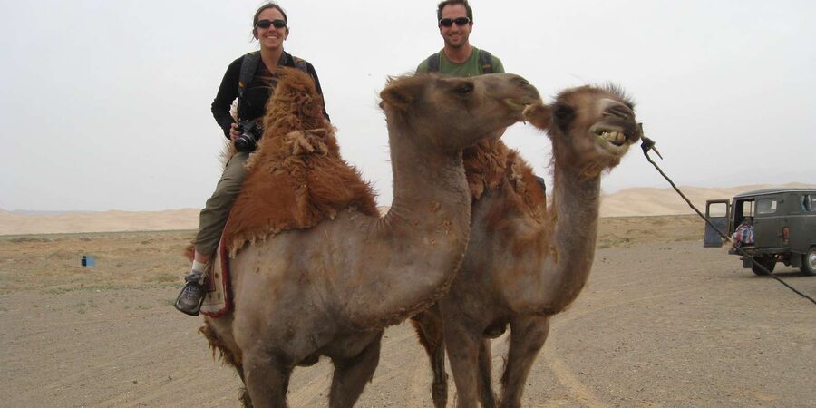 Agadir: Flamingo River Camel Ride - Sunset from the camel saddle