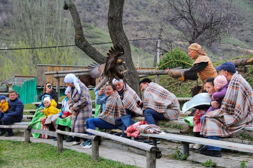 Almaty: Falconry show and Big Almaty Gorge - Sunkar’s falconry show and hunting birds