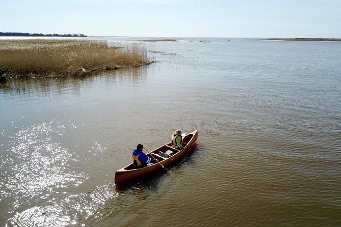 BIRDWATCH - Premium guided canoe tour at Cape Vente, Nemunas Delta Regional Park - Entering the Curonian Lagoon by canoe