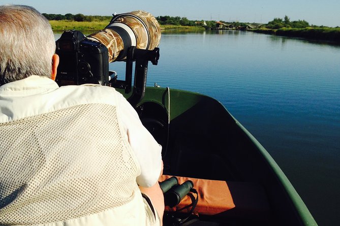Birdwatching by boat in a small group in the Pialassa Baiona - Entering the Pialassa Baiona by small boat