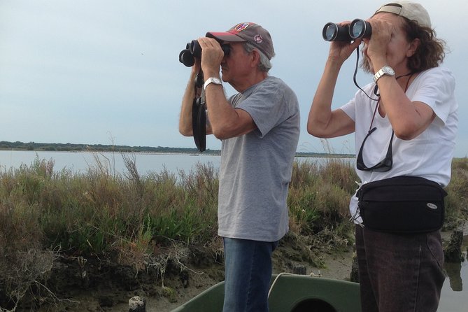 Birdwatching by boat in a small group in the Pialassa Baiona - Giacomo’s guiding style