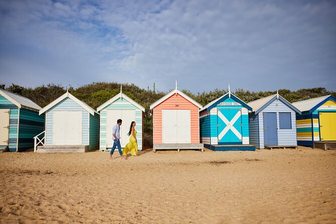 Brighton Bath Boxes & Puffing Billy & Penguin Parade 1-Day Tour - From Melbourne streets to Brighton’s beach boxes
