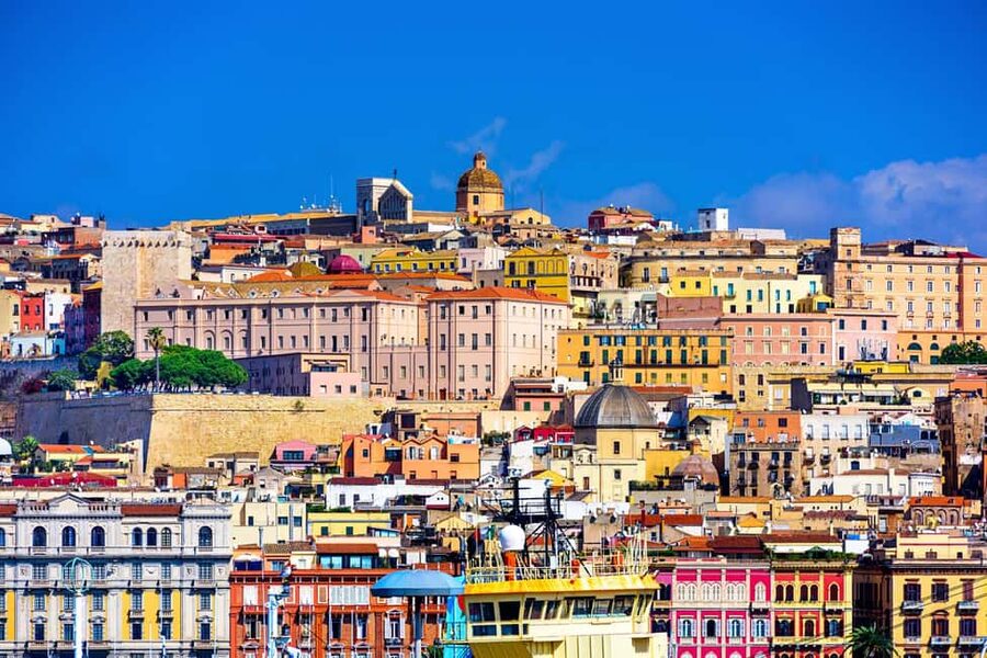 Cagliari City tour and Flamingos Park by minivan and walking - Key points at a glance