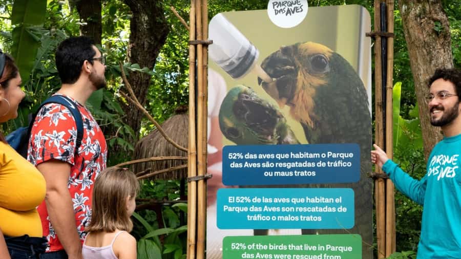 Foz do Iguaçu: Bird Park Tour with Tickets - The flamingo lake and end of the walk