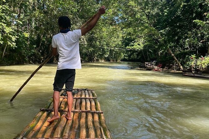 Great River Bamboo Rafting and Bird Sanctuary Combine Tour From Montego Bay - The limestone body massage on the river