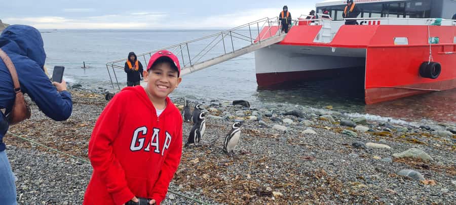 Magdalena Island: Walk with the penguins - The 1902 lighthouse at the center of the walk