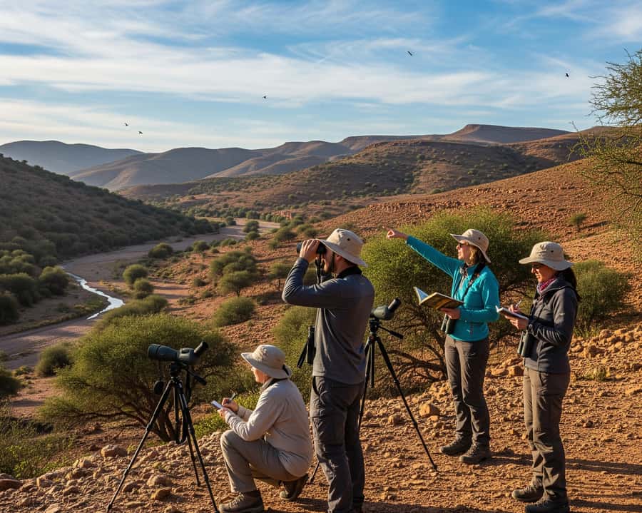 Marrakech: Ait Mizzan Valley Birdwatching Tour with Guide - Meeting in Marrakech and reaching the mountains
