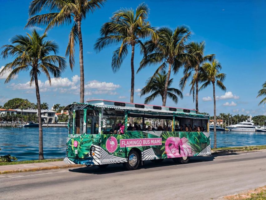 Miami Bus Tour Flamingo Open Air Trolley Bus Tours City Tour - Miami Beach and Ocean Drive in one pass
