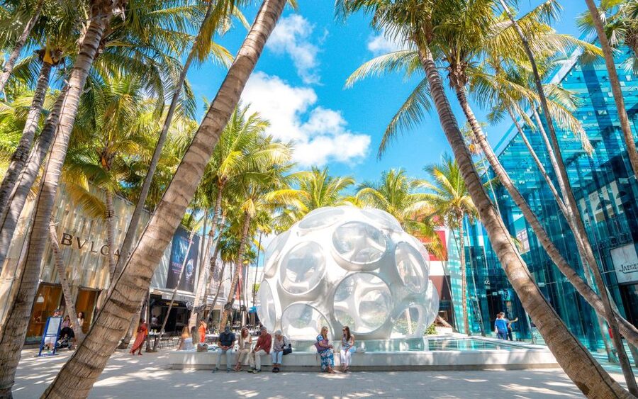 Miami Bus Tour Flamingo Open Air Trolley Bus Tours City Tour - The Miami Design District’s modern contrast