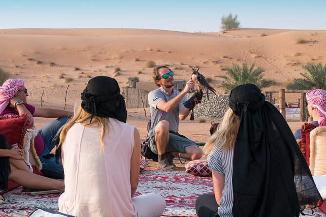 Morning Falconry & Nature Desert Safari with Transfers from Dubai - Breakfast in a Bedouin-style desert camp