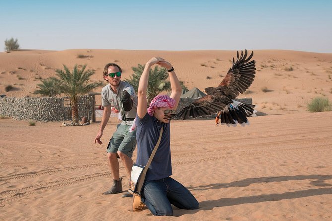 Morning Falconry & Nature Desert Safari with Transfers from Dubai - Wildlife by vintage Land Rover