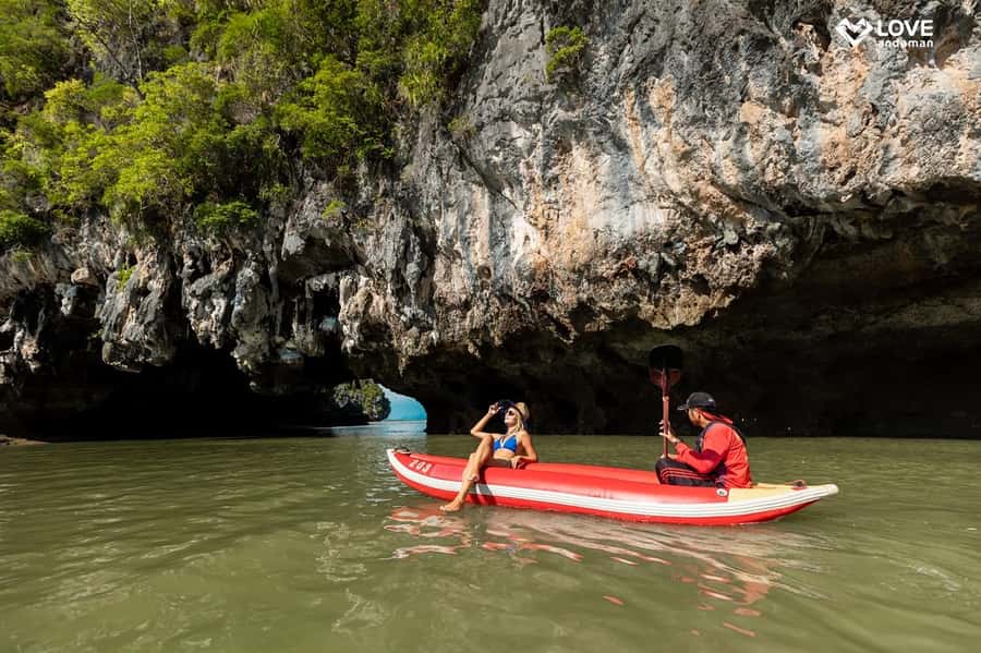 Phuket: Early-Bird James Bond, Hong, Naka Noi Boat Tour - Naka Noi Island gives the day breathing room