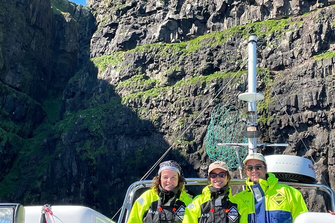 Sightseeing Around Nólsoy to see Puffins - Nólsoy’s eastern shore from the water