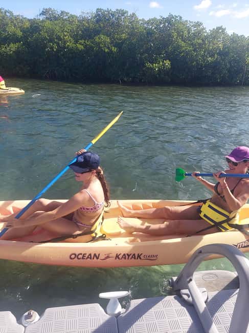 St. John's, Antigua Kayak, Snorkeling, & Beach Bird Island - Beach time with sand, views, and a rum punch