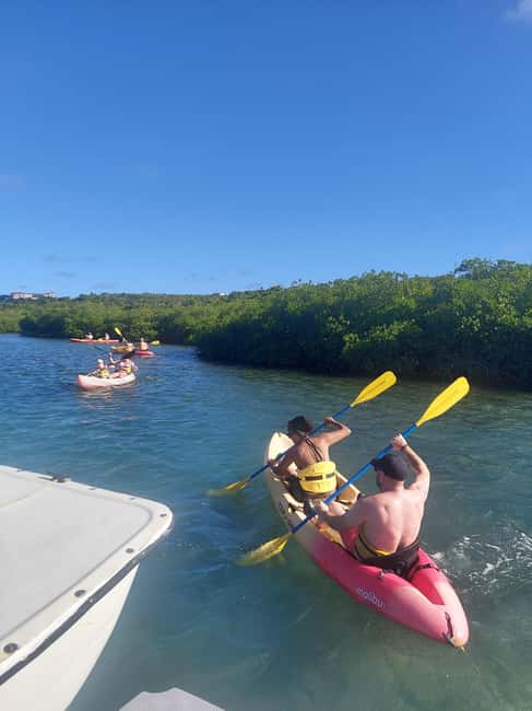St. John's, Antigua Kayak, Snorkeling, & Beach Bird Island - The speedboat ride adds real energy